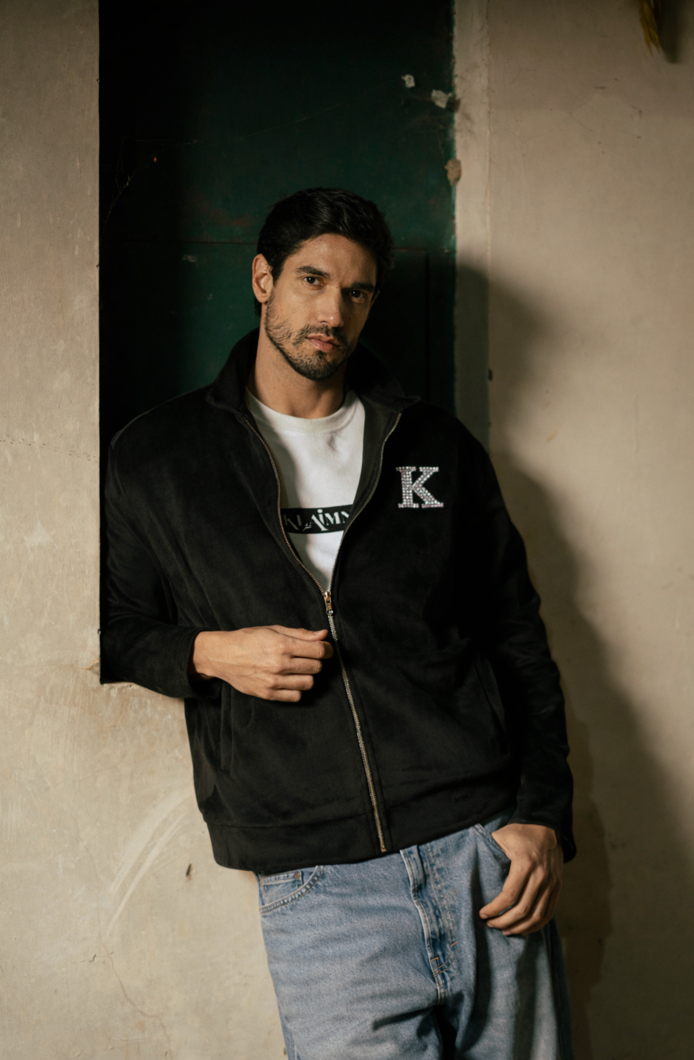 Suede Club Jacket Olive