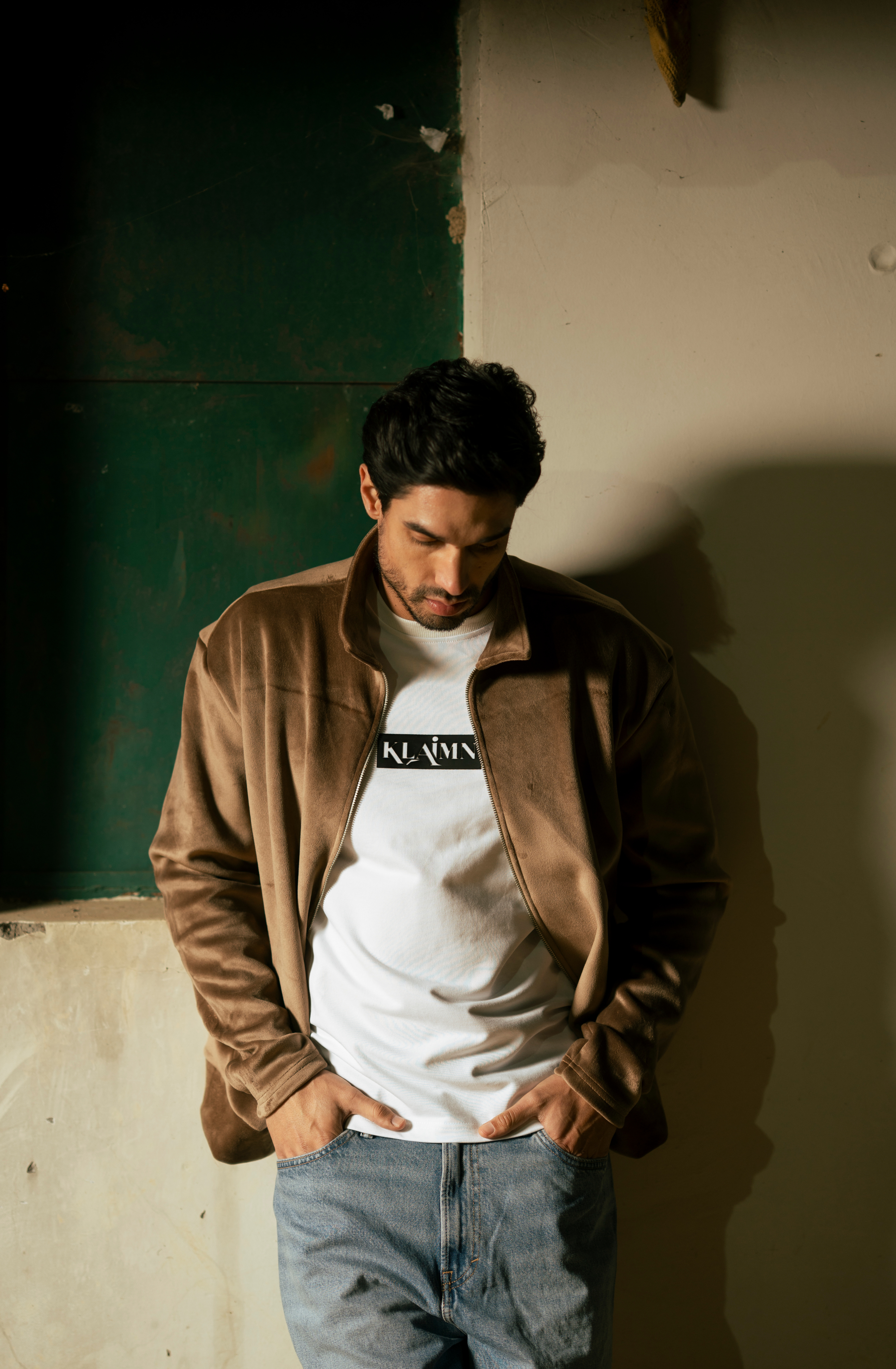 Suede Club Jacket Brown