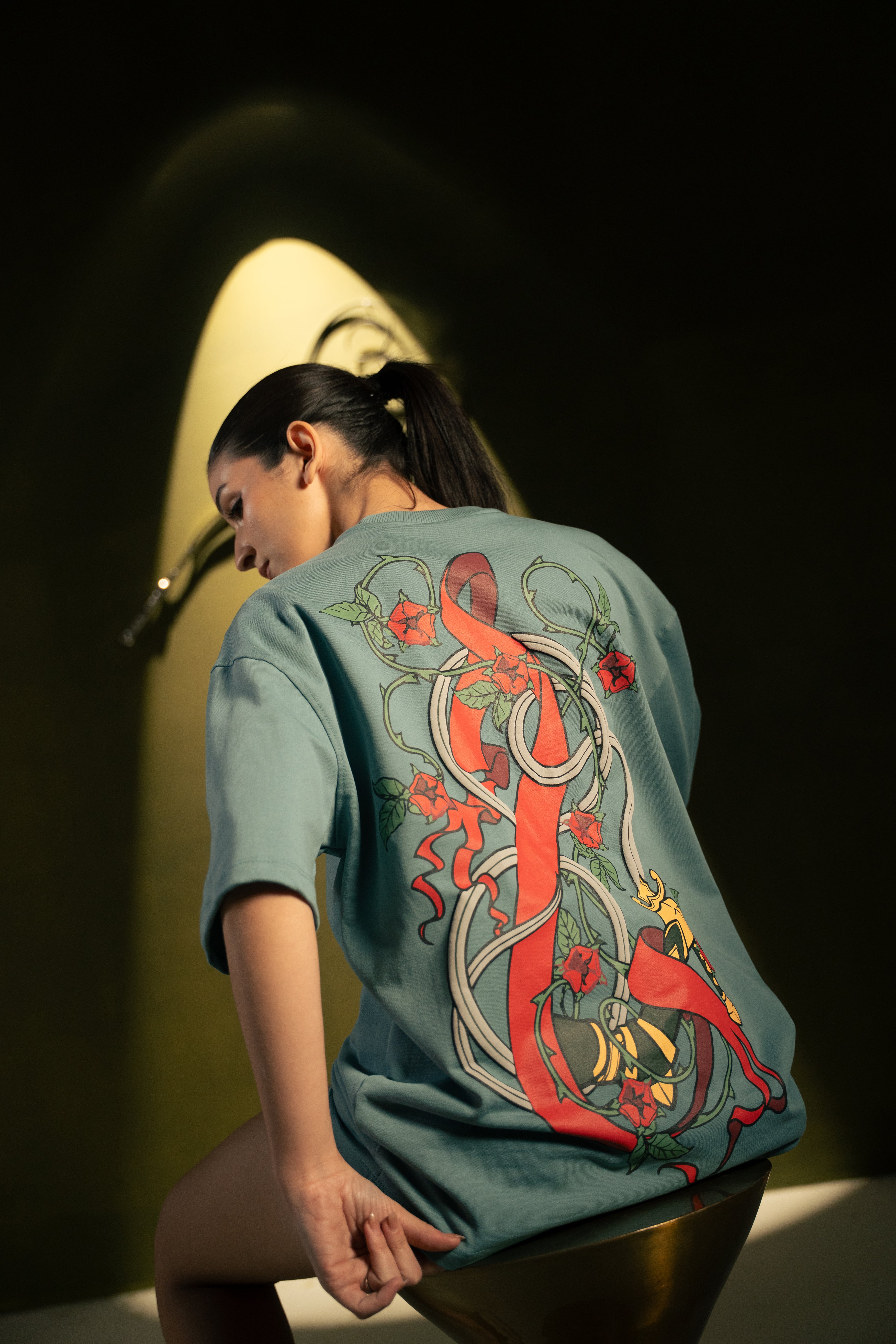 Unbound Blade Tee — Deep Blue