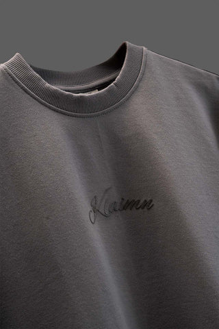 Driven by Heart Tee — Ash Grey