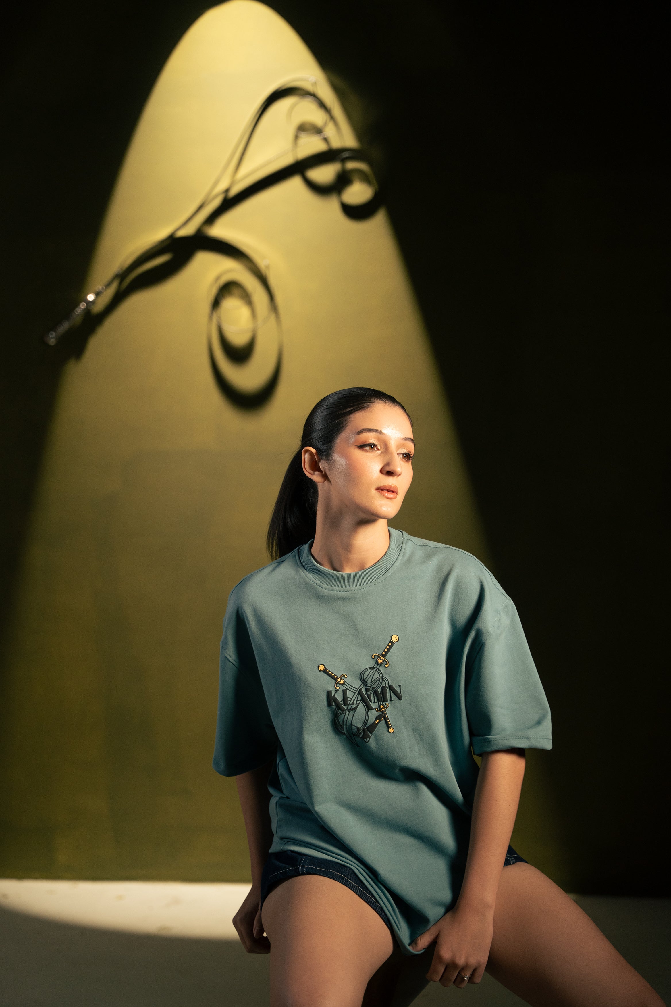 Unbound Blade Tee — Deep Blue