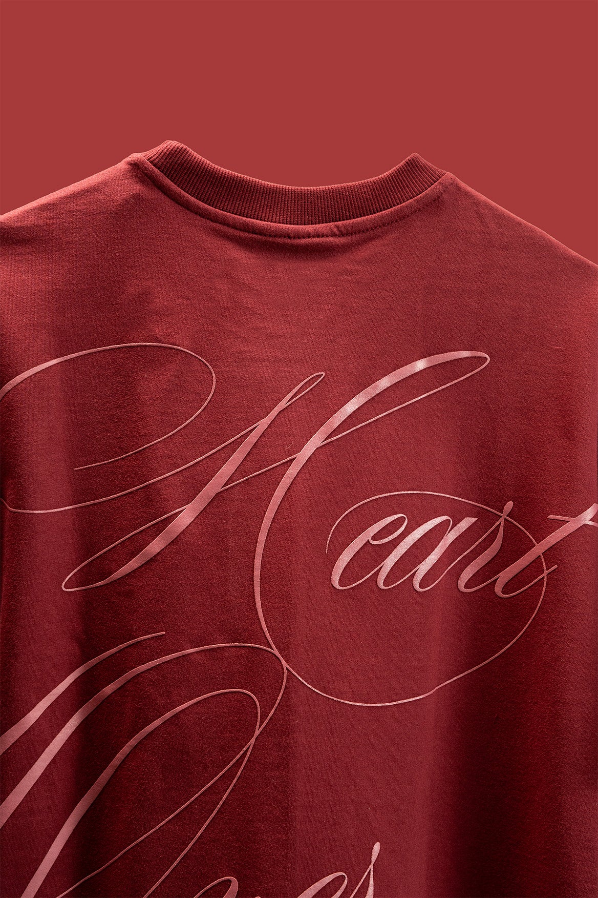 Driven by Heart Tee — Burgundy